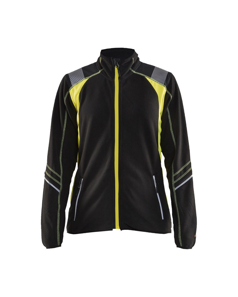 4973 Dames microfleecevest Visible