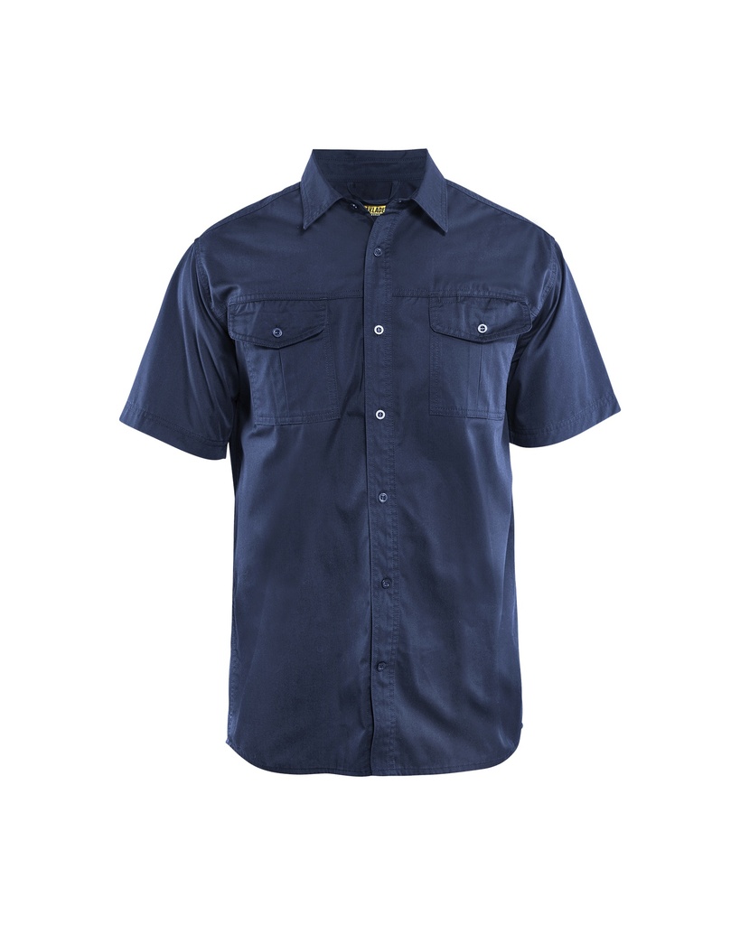 3296 Overhemd Twill korte mouw