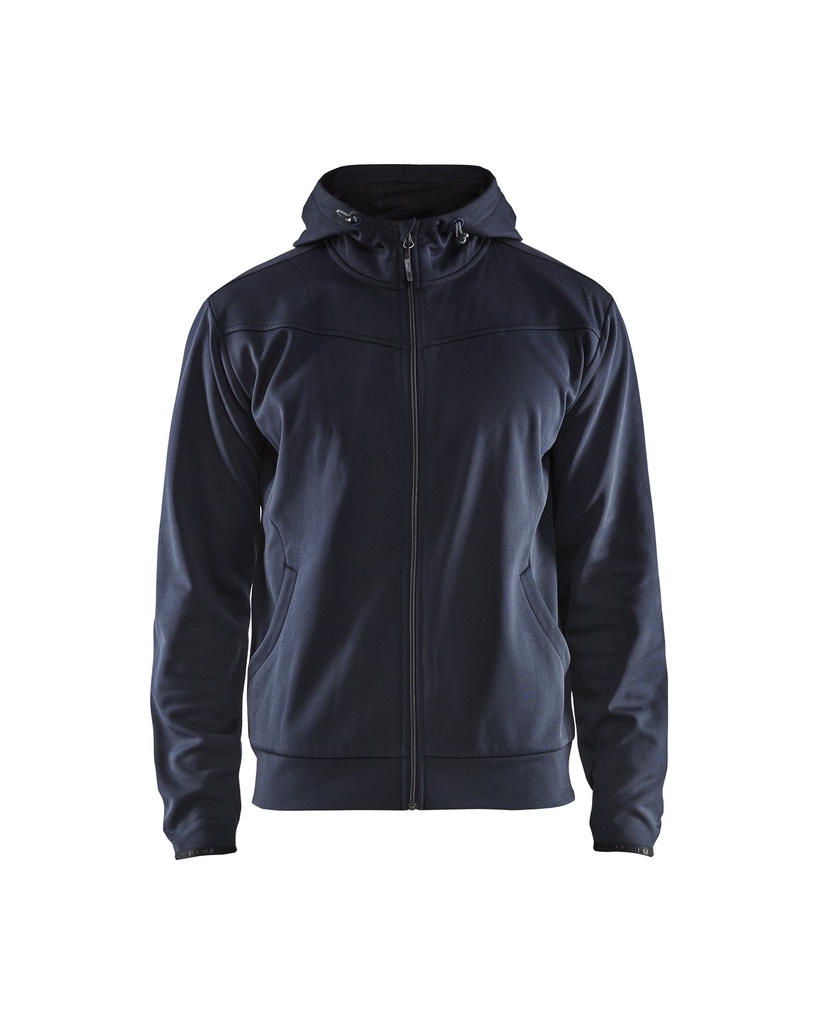 3363 Hooded sweatshirt met rits