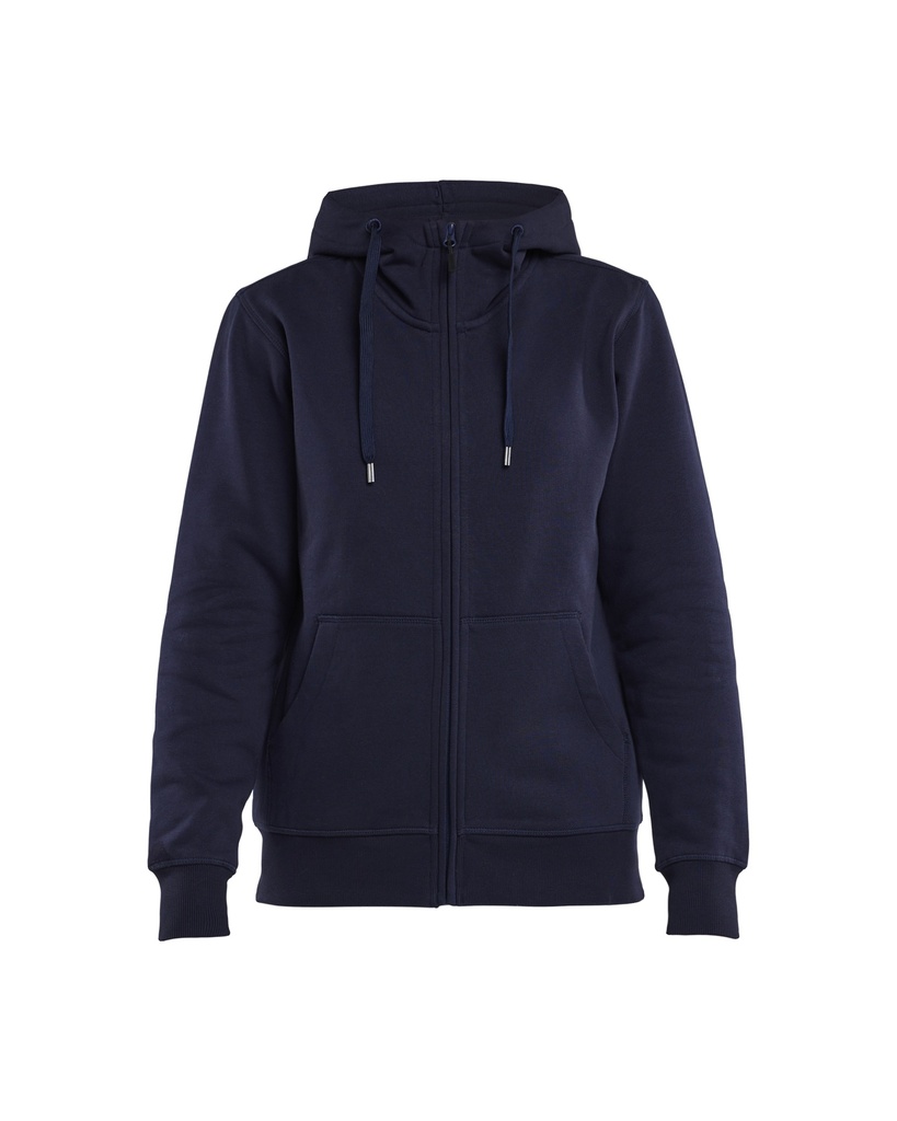 3395 Dames hooded sweatshirt met rits
