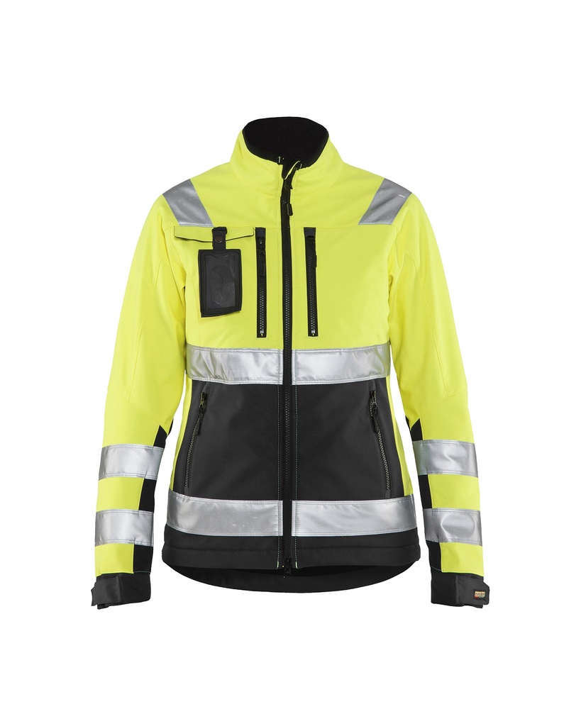 4902 Dames Softshell jack High Vis