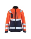 4902 Dames Softshell jack High Vis