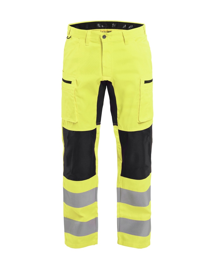 1585 High Vis werkbroek met stretch