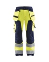 7156 Dames High Vis werkbroek met gereedschapzakken