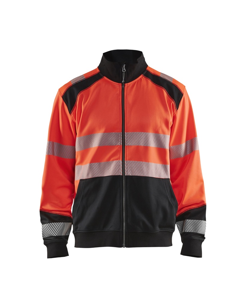 3558 Sweatshirt met rits High Vis