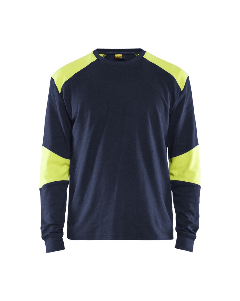 3457 Vlamvertragend T-shirt lange mouwen
