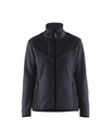 5943 Dames gebreid vest met softshell