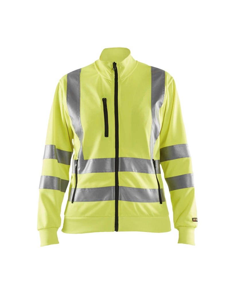 3308 Dames Sweatshirt met rits High Vis
