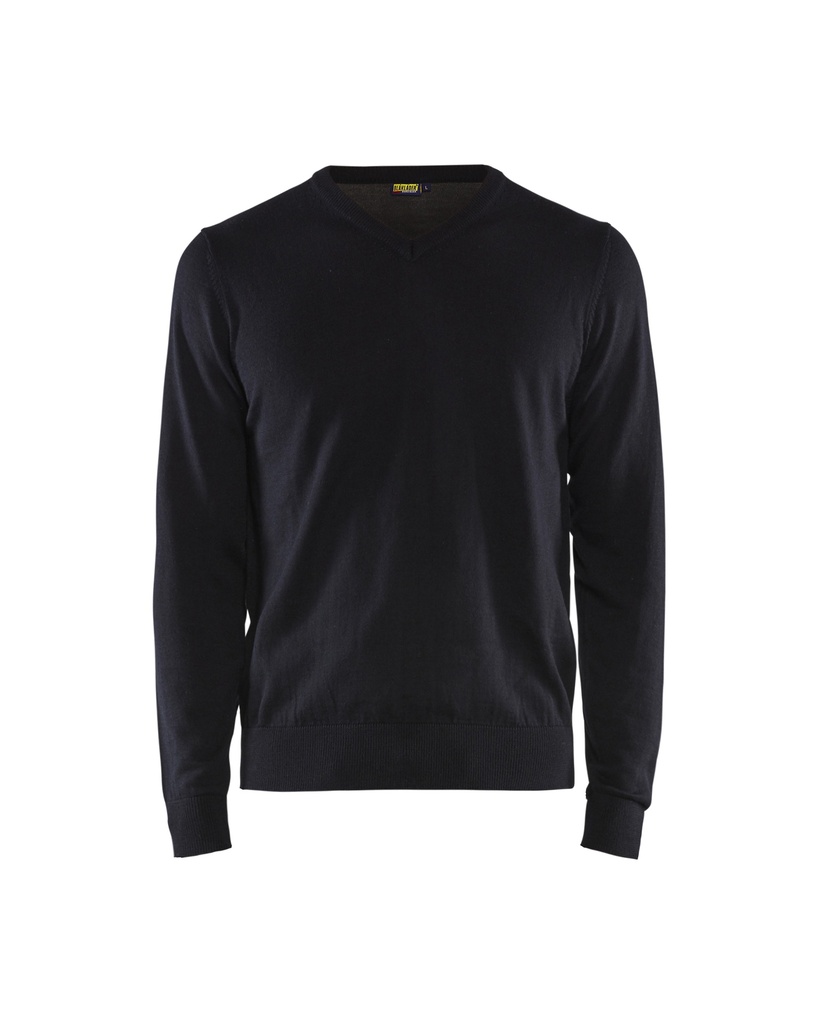 3590 Gebreide pullover in wol