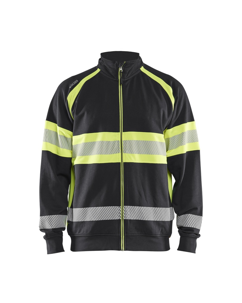 3551 Sweatshirt met rits High vis