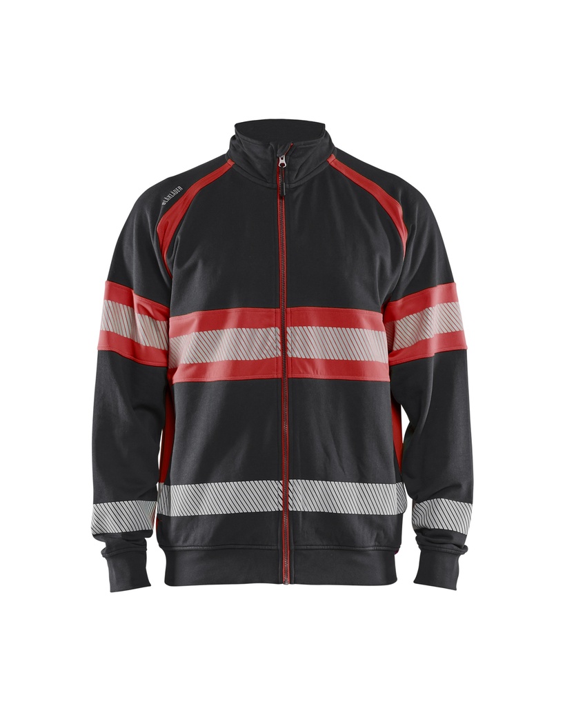3551 Sweatshirt met rits High vis