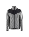 5942 Gebreid vest met softshell