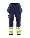 1821 High Vis werkbroek softshell met gereedschapszakken
