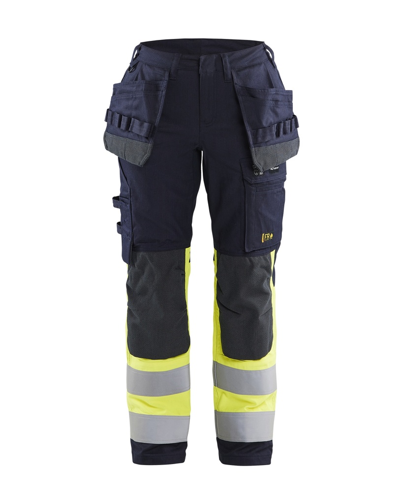 7185 Dames Multinorm werkbroek stretch Inherent met gereedschapszakken