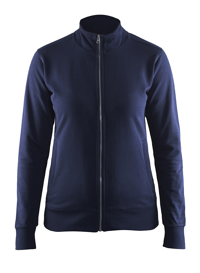 3372 Dames sweatshirt met rits