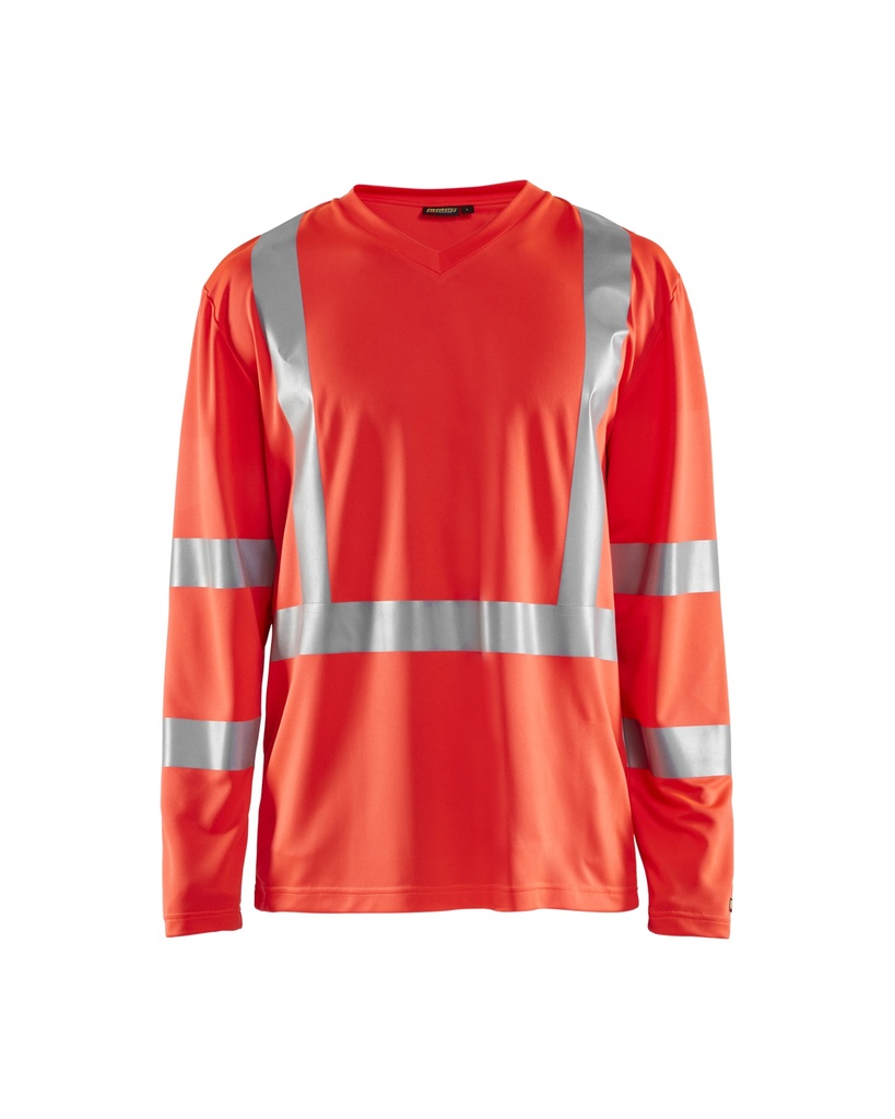 3383 UV-T-shirt lange mouwen High Vis