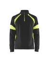 3550 Sweatshirt met halve rits Visible