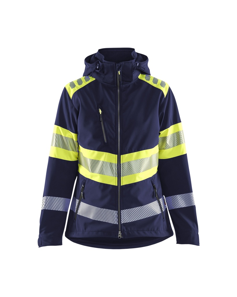 4404 Dames Softshell Jack High Vis