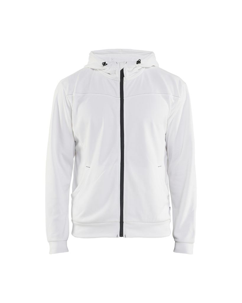 3363 Hooded sweatshirt met rits