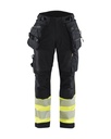 7114 Dames High Vis Werkbroek Softshell