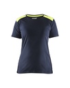 3479 Dames T-shirt bi-colour