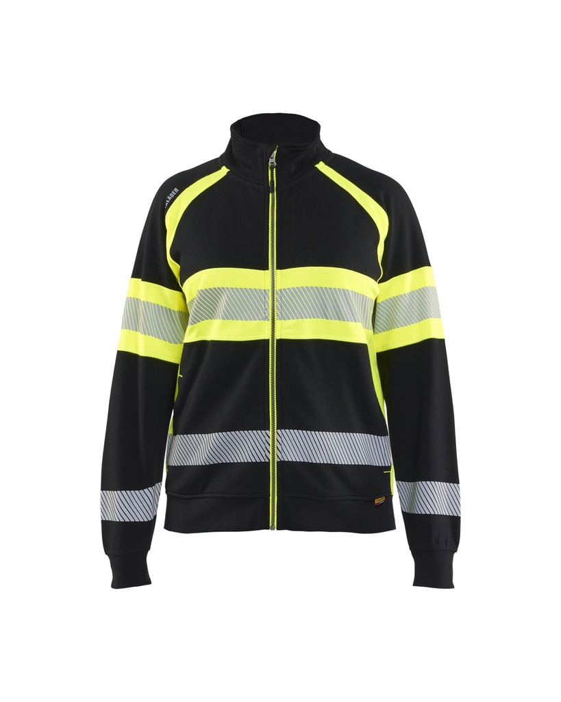 3505 Dames sweatshirt met rits High Vis