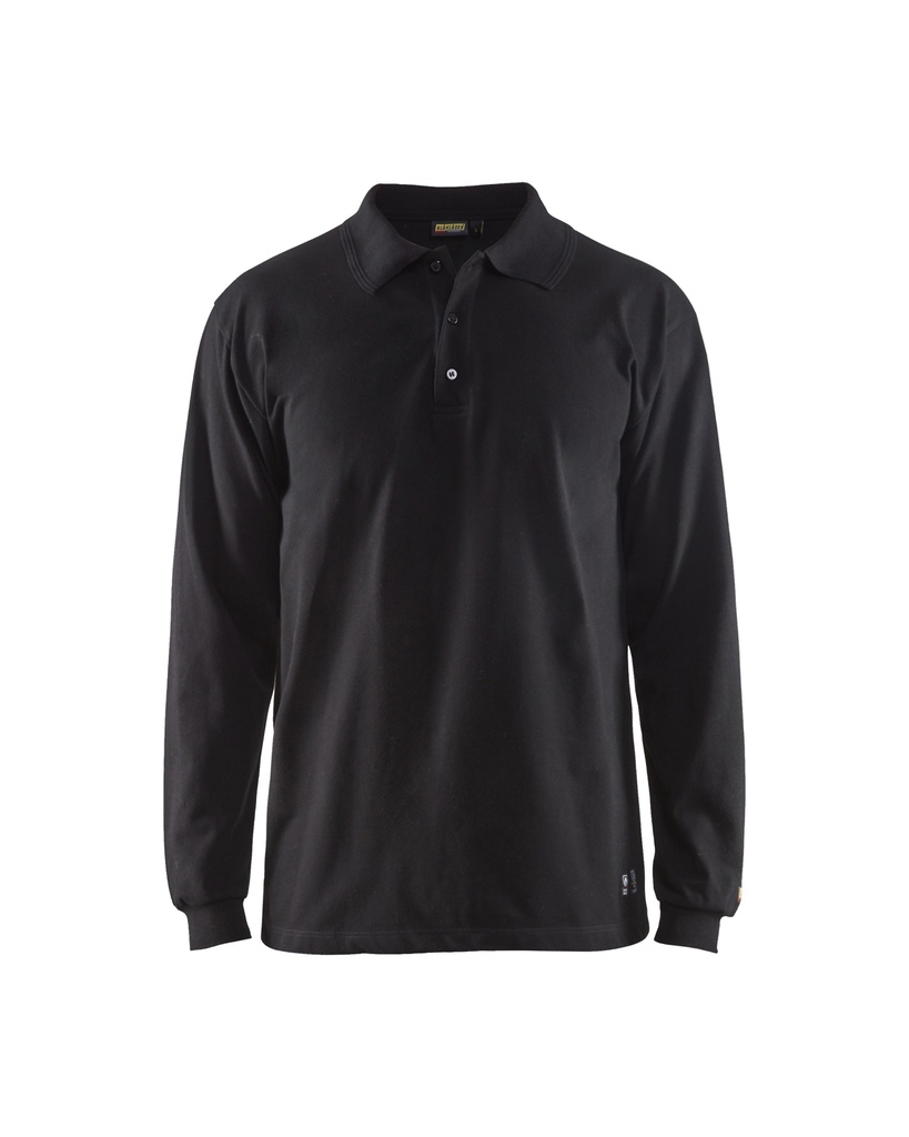 3374 Vlamvertragende Polo Piqué lange mouwen