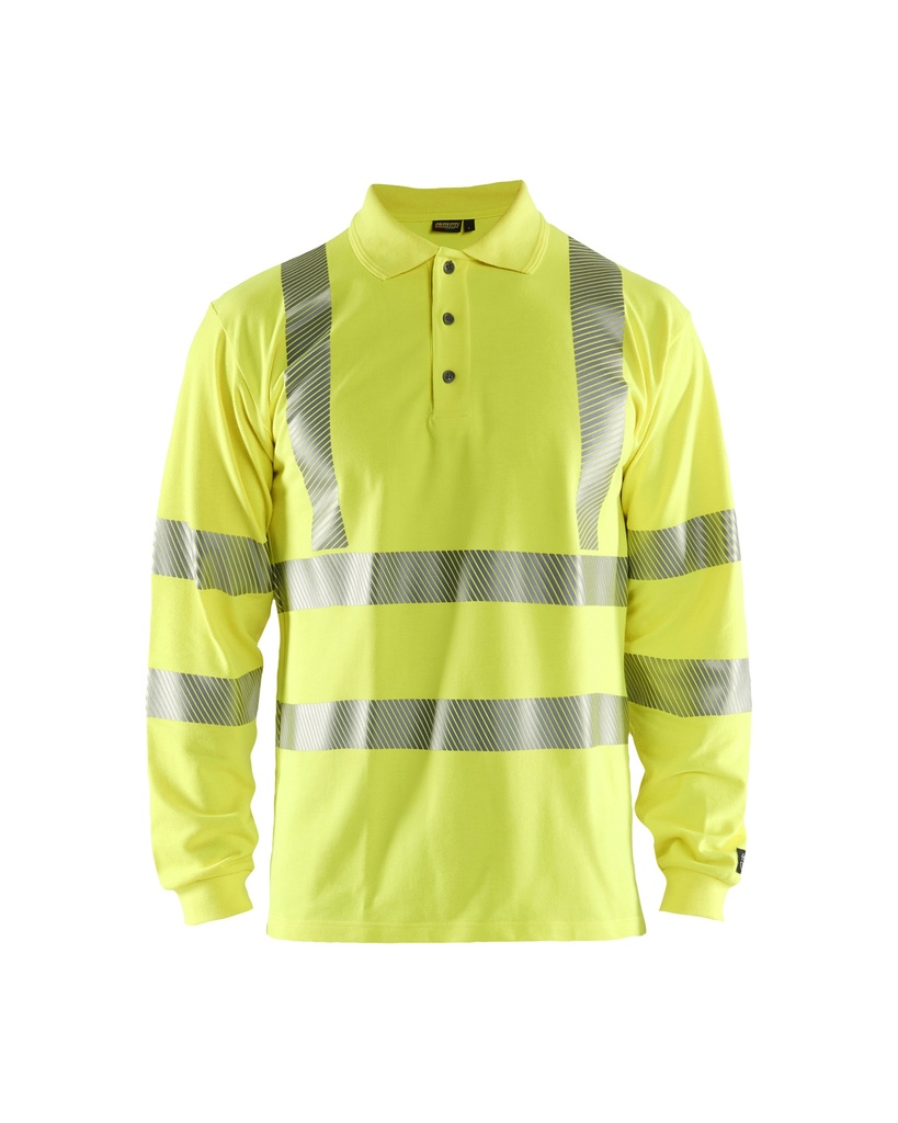 3439 Multinorm piqué polo lange mouwen