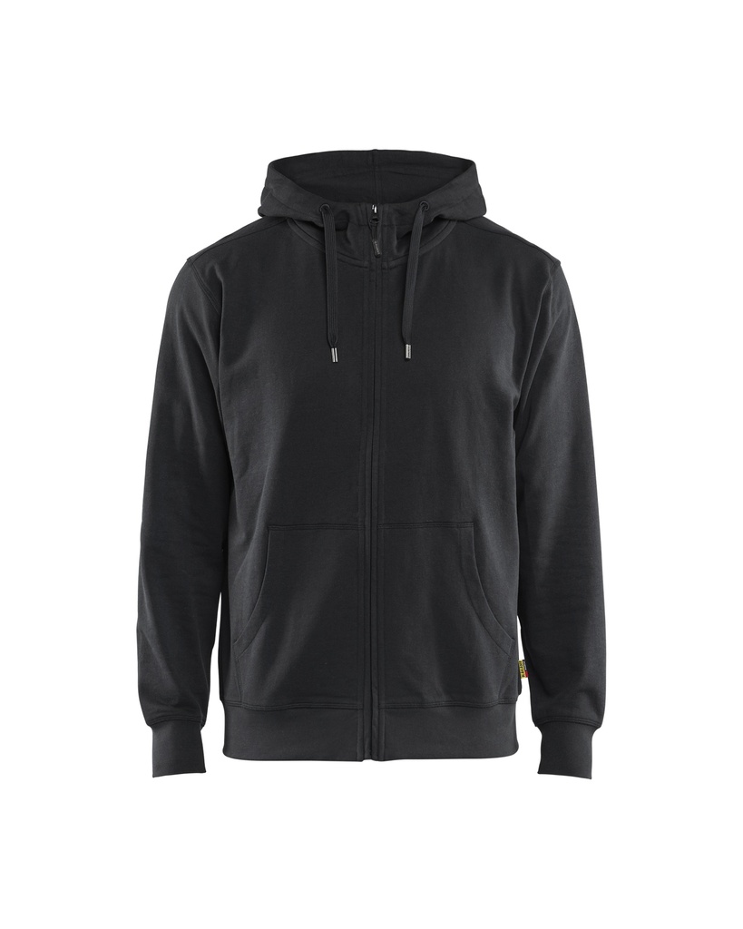 3366 Hooded Sweatshirt met rits katoen