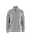 3365 Sweatshirt Jersey met halve rits