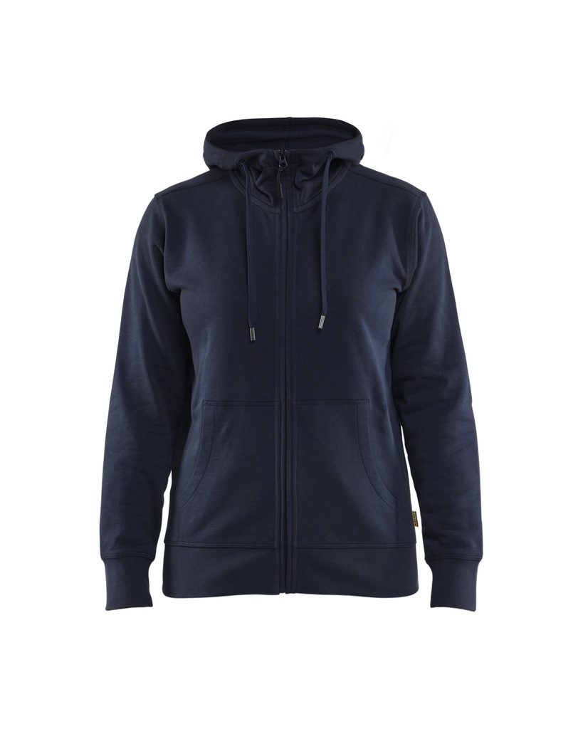 3395 Dames hooded sweatshirt met rits