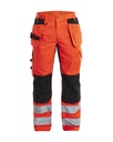 1565 High Vis Werkbroek met ventilatie en gereedschapszakken