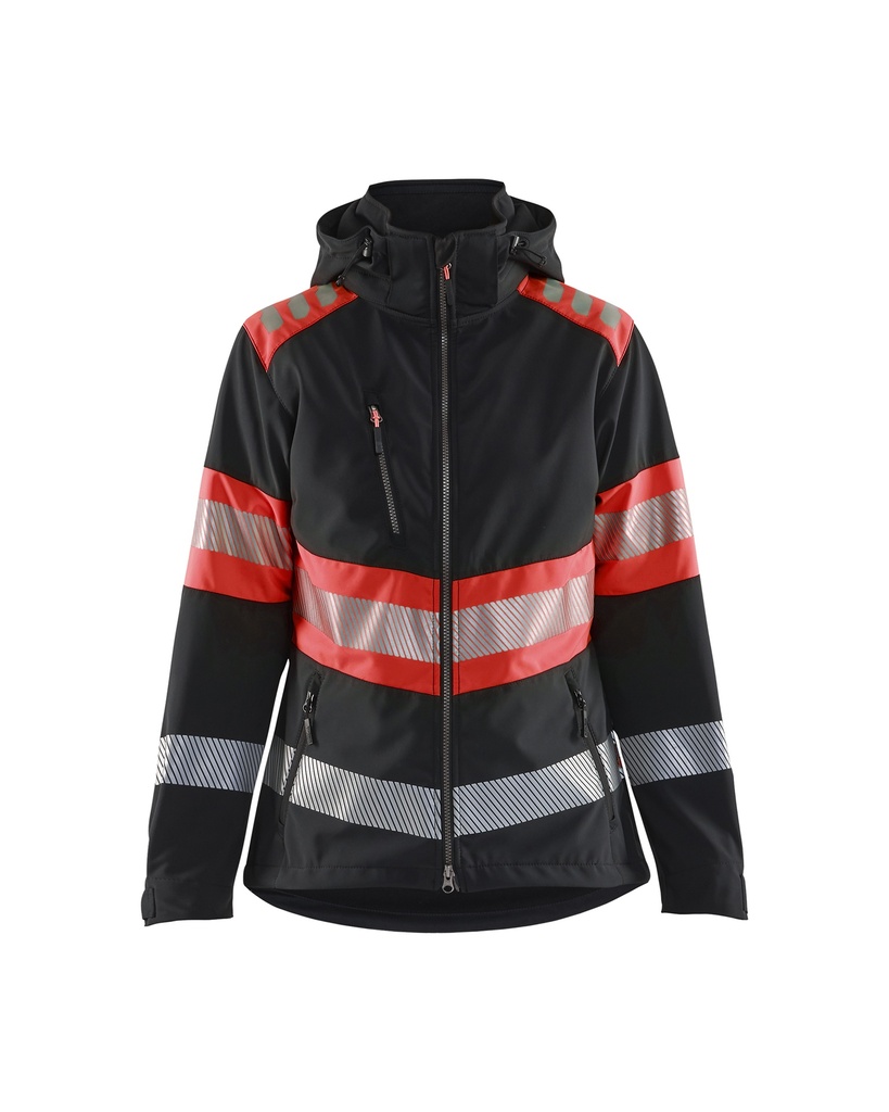 4404 Dames Softshell Jack High Vis