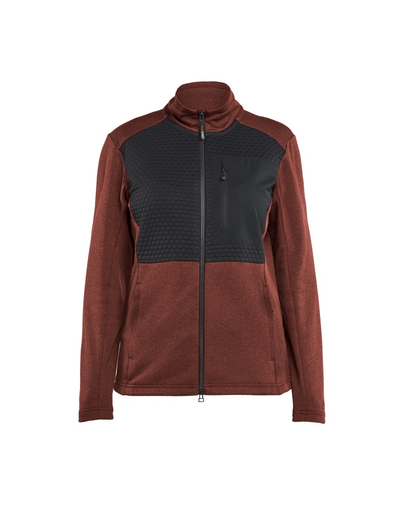 3549 Dames Sweatshirt met hele rits