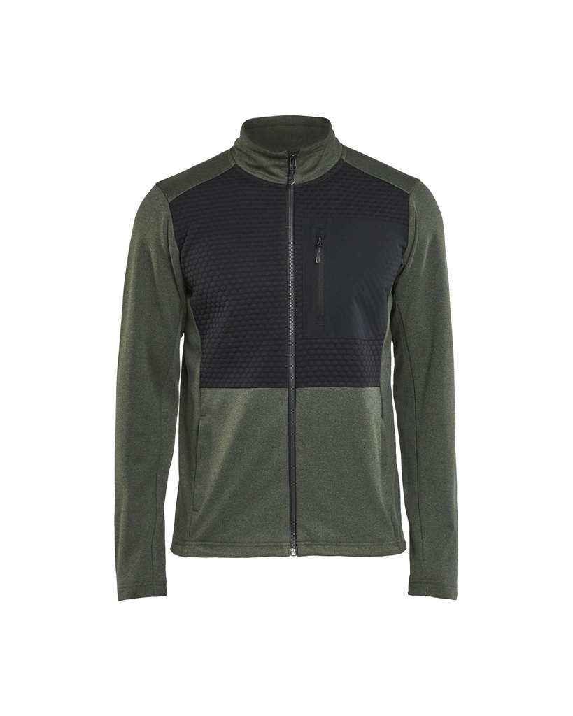 3548 Sweatshirt met hele rits