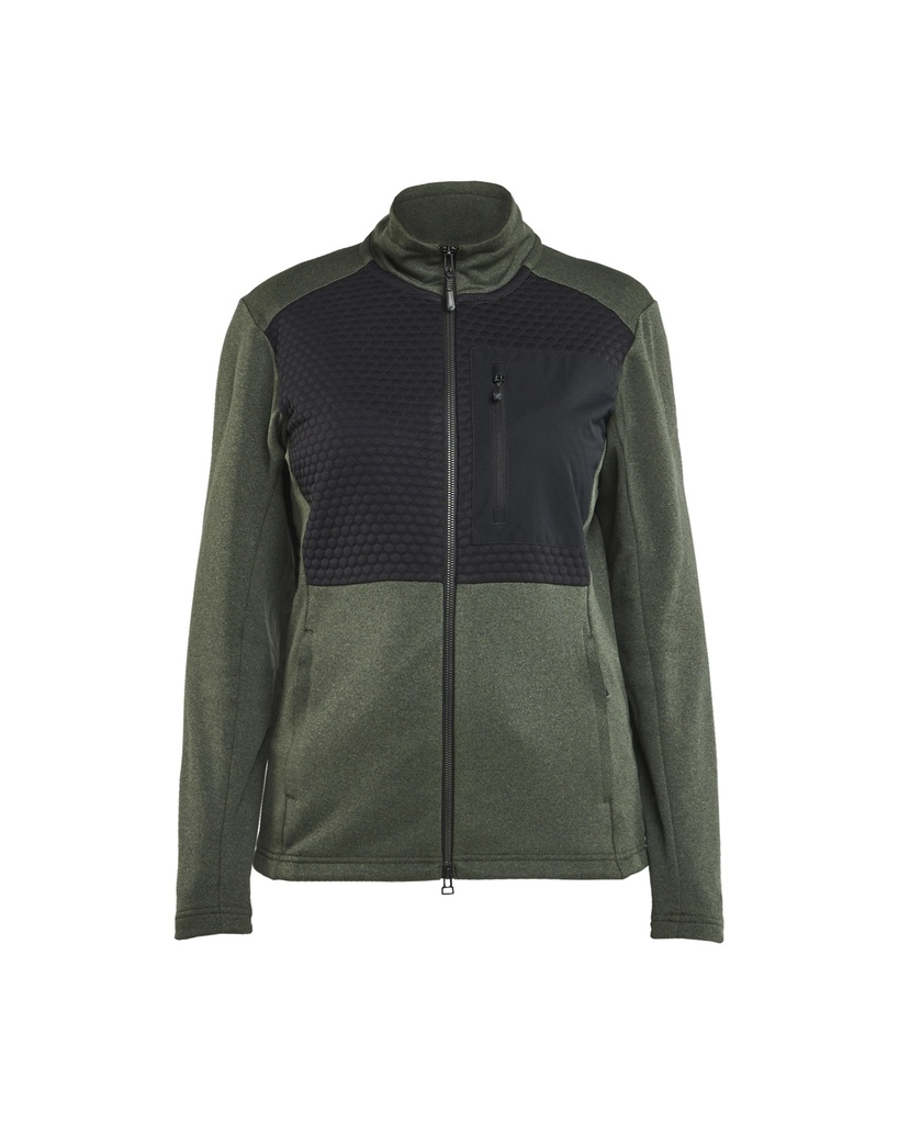 3549 Dames sweatshirt met rits