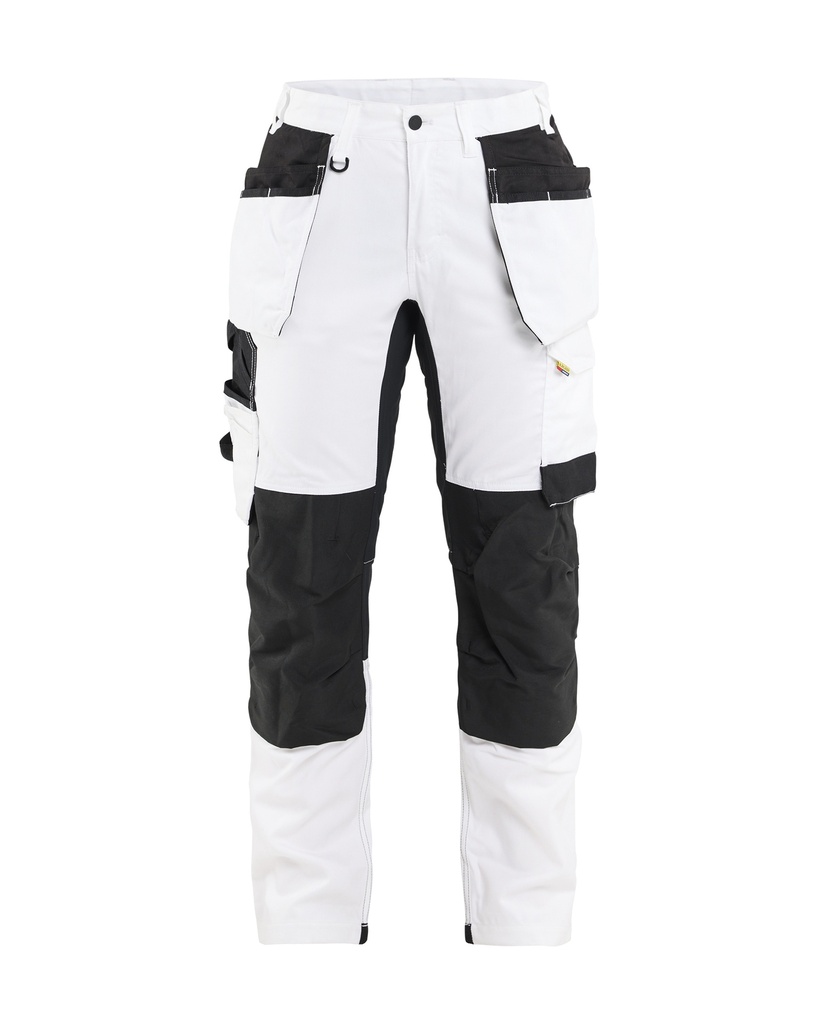 7232 Dames schildersbroek met stretch en gereedschapszakken
