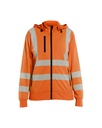 3574 Dames Sweatshirt met afneembare capuchon High Vis