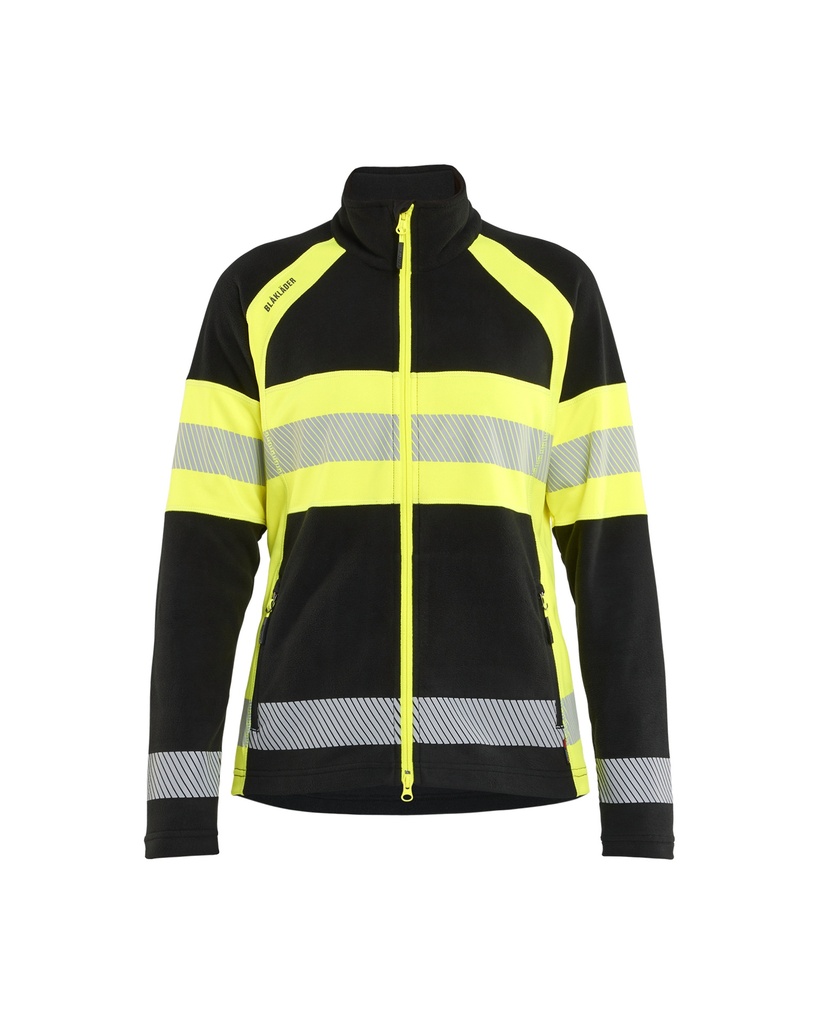 4718 Dames Microfleecevest High Vis
