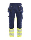 1130 High Vis Werkbroek Stretch met gereedschapzakken