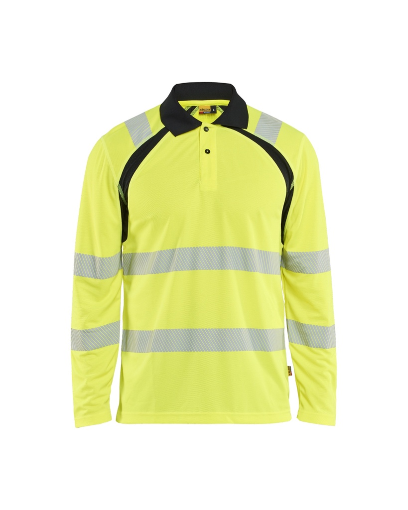 3598 UV-Poloshirt lange mouwen High Vis