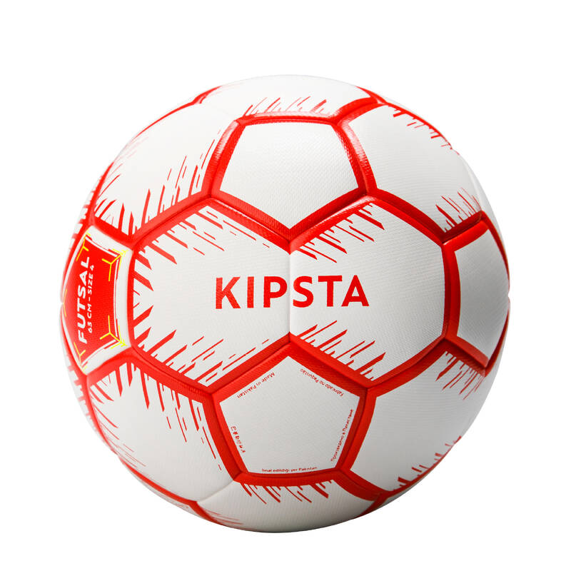 Futsal Ball White Red 100 63cm
