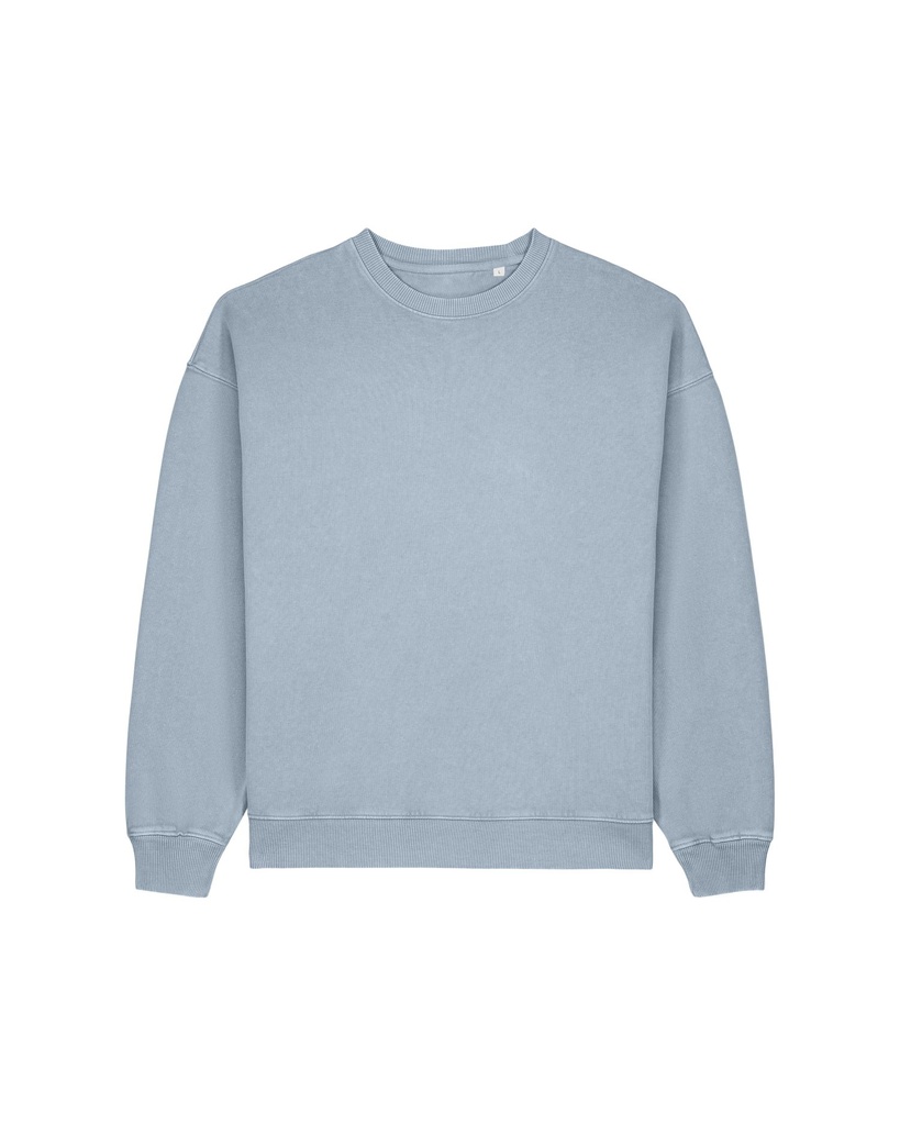 Radder 2.0 Vintage Crewneck G. Dyed Blue Stone