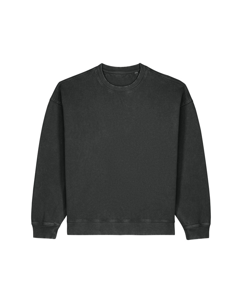 Radder 2.0 Vintage Crewneck G. Dyed Black Rock