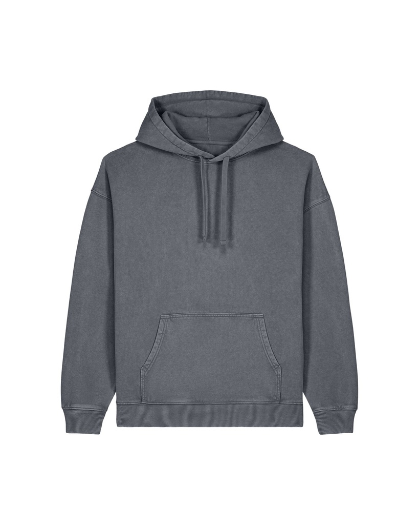 Slammer 2.0 vintage Hoodie G. Dyed Anthracite