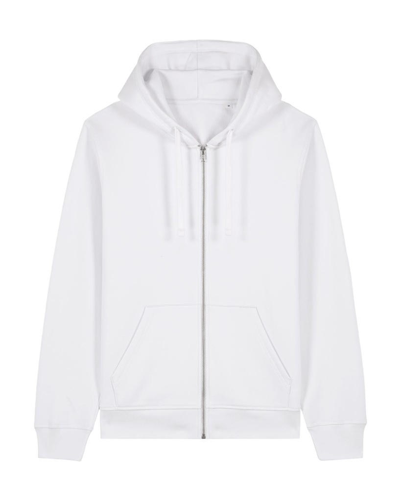 Mixer Zip Hoodie White