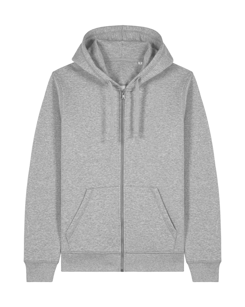 Mixer Zip Hoodie Heather Grey