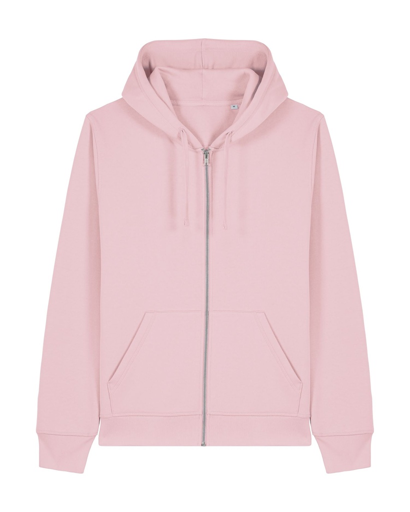 Mixer Zip Hoodie Cotton Pink