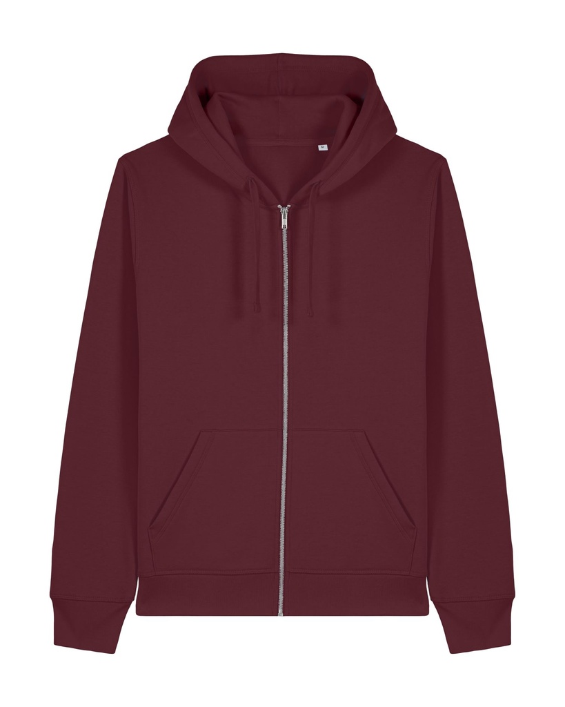 Mixer Zip Hoodie Burgundy