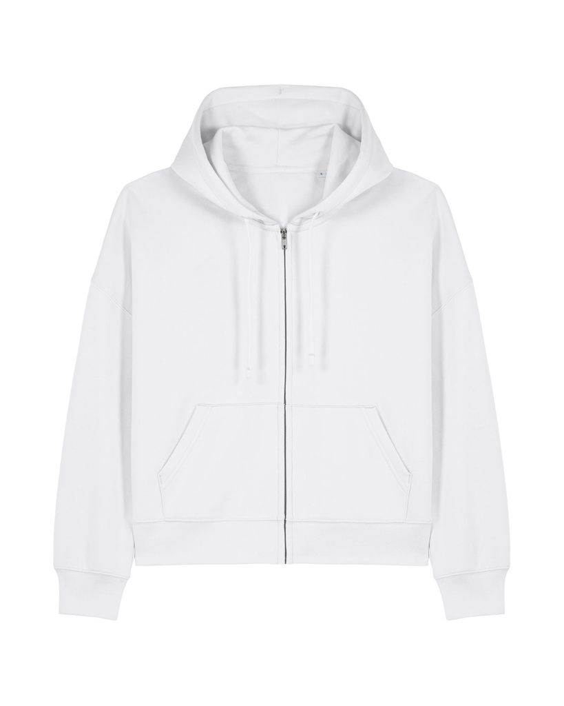 Stella Ida Zip Hoodie White